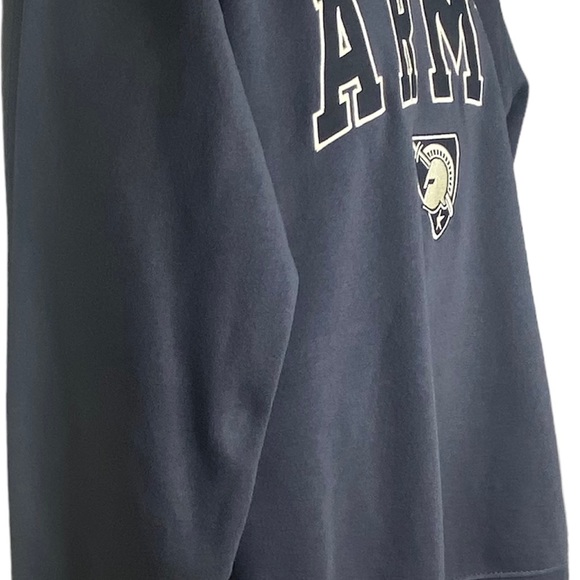 Stadium Athletics Men's Graphic "ARMY" Hoodie M Gray Black Long Sleeves Casual - Picture 4 of 9